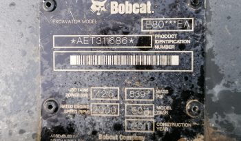 Bobcat E80 full