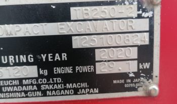 Takeuchi TB250-2 full