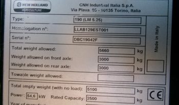 New Holland LM5.25 full