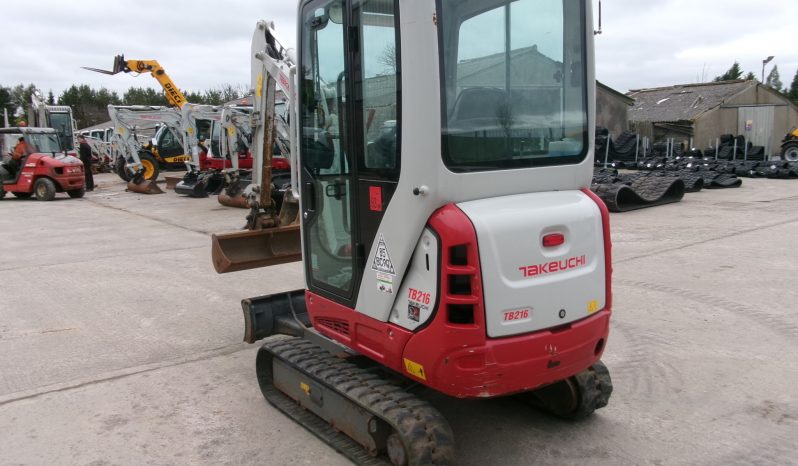 Takeuchi TB216 cab full