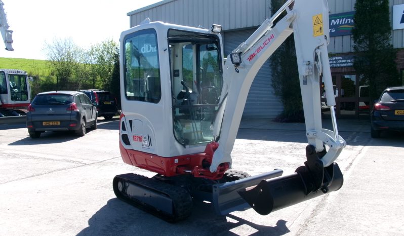 Takeuchi TB216 cabin full