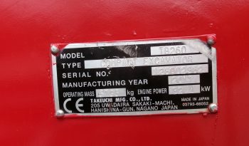 Takeuchi TB260 full