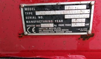 Takeuchi TB216 cabin full
