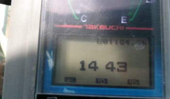 Takeuchi TB216 cabin full