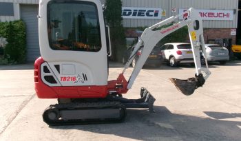 Takeuchi TB216 cabin full