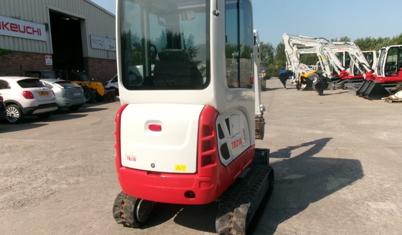 Takeuchi TB216 cabin full