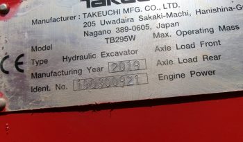 Takeuchi TB295W full